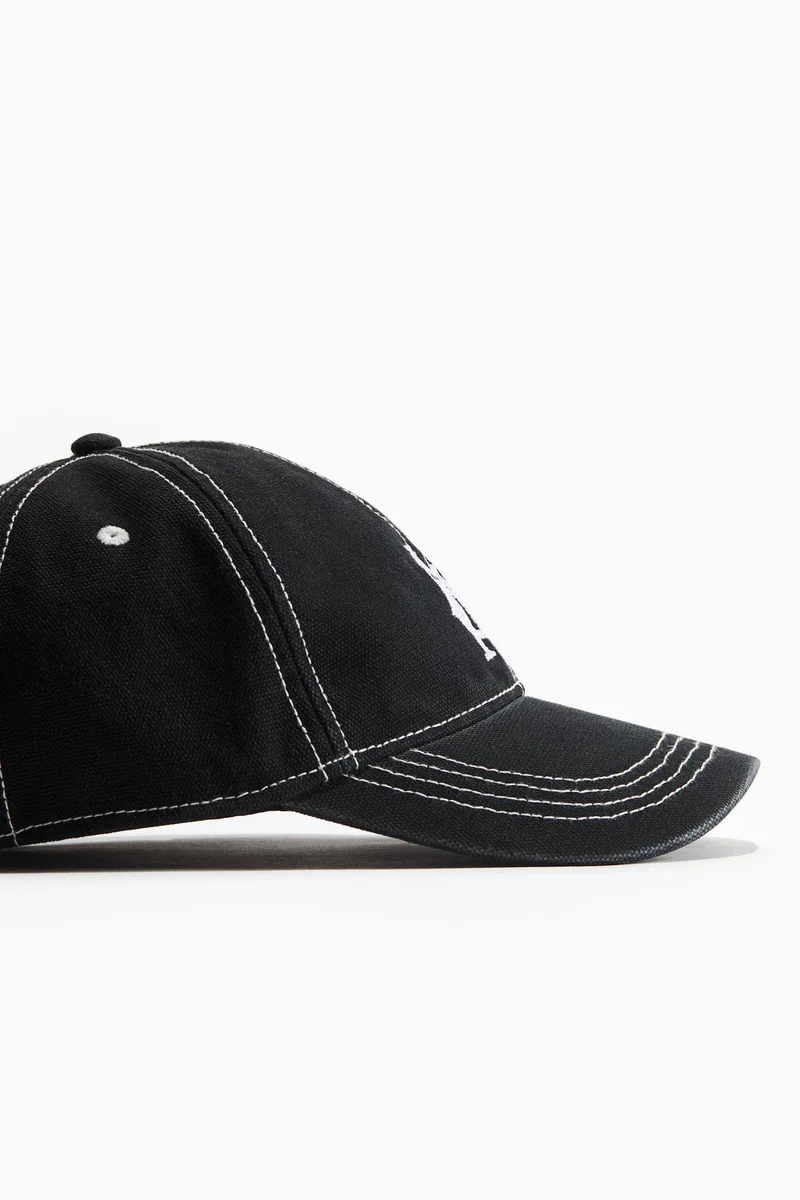 اتش اند ام Motif-detail twill cap