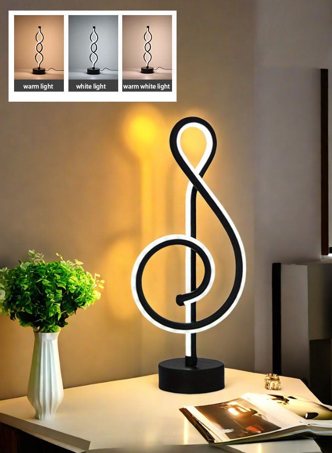 Hanayo مصباح طاولة LED مصباح خطي مصباح سرير إبداعي مصباح حلزوني قابل للتعتيم مصباح سرير معدني مصباح قراءة موصل - مصباح زخرفي للمنزل غرفة المعيشة المكتب - Image 4