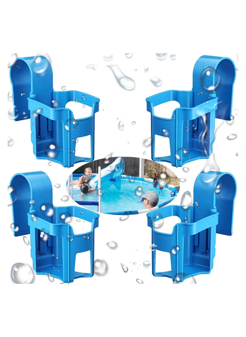 Generic - 2-in-1 Above Ground Pool Cup Holder - No Spill Design for 2-Inch or Smaller Round Top Bars - Perfect Pool Accessory for Enjoying Drinks by the Water. - Image 1