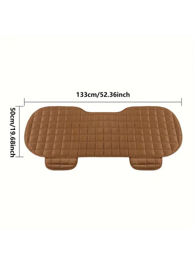 Black Memory Foam Car Seat Cushion Non Slip Ergonomic Universal Fit With Storage Pouch - Image 2