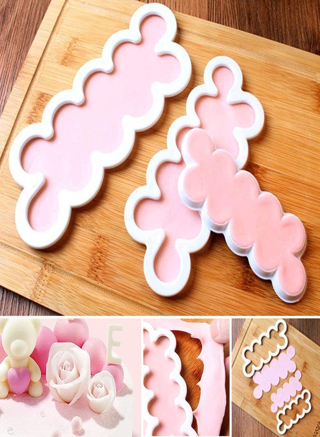 Tesorrio 3Pcs Fondant Cutters for Edible Flowers Cake Decorations - Easy-to-Use, Different Sizes Fondant Flower Cutter for Gumpaste Flowers - Elegant Edible Rose Petals in Wedding Cakes and Desserts - Image 5