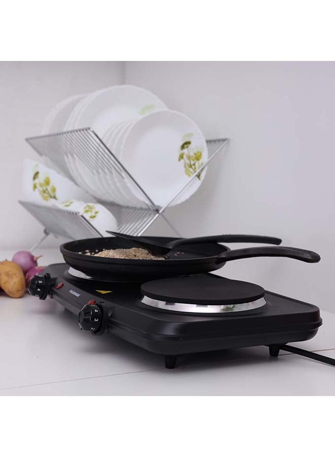 أولسنمارك طبق تسخين كهربائي قدرة 2500 واط 2500 W OMHP2034N أسود/فضي - Image 2