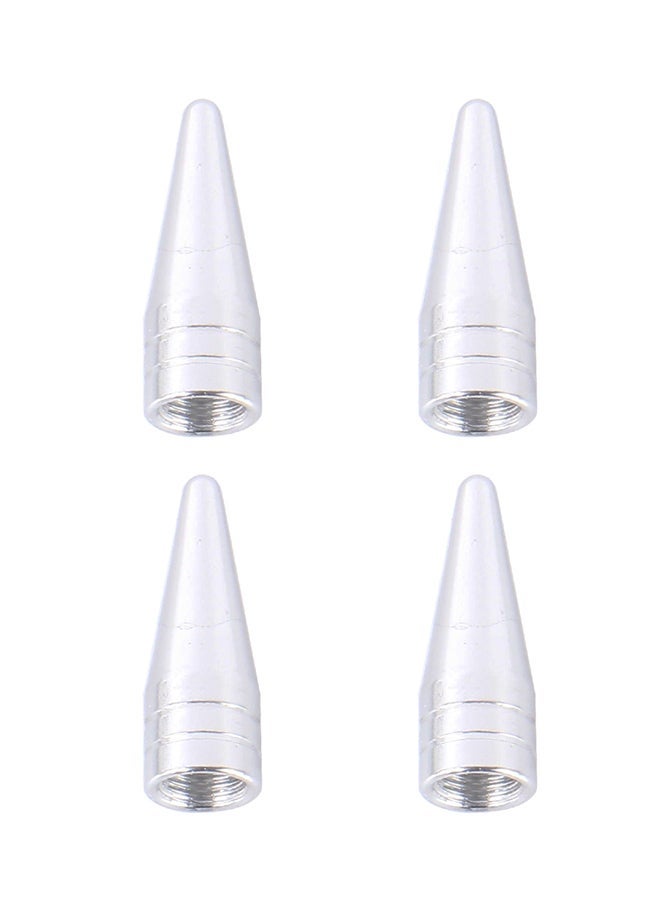 نيبمينينت 4-Piece Sharp Mouth Shaped Car Tire Valve Cap - Image 1