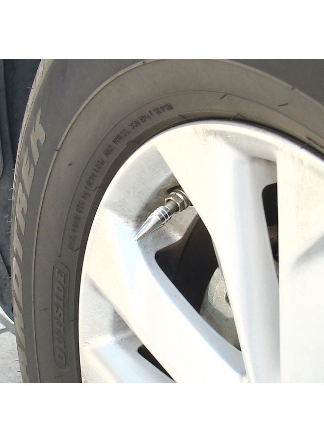 نيبمينينت 4-Piece Sharp Mouth Shaped Car Tire Valve Cap - Image 5