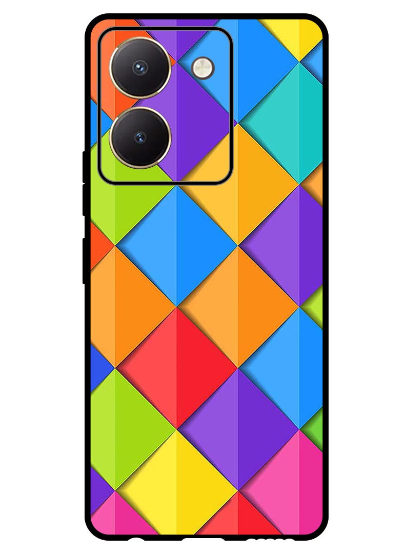 Theodor Protective Case Anti Scratch Shock Proof Bumper Cover For Vivo Y77t Squares - Image 1