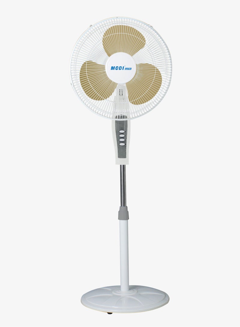 مودي مروحة عمودية 45 وات 16 بوصة شفرة معدنية تبريد هادئ متذبذبة ارتفاع قابل للتعديل مروحة قائمة للمنزل والمكتب وغرفة النوم تدفق هواء قوي موفرة للطاقة - Image 3