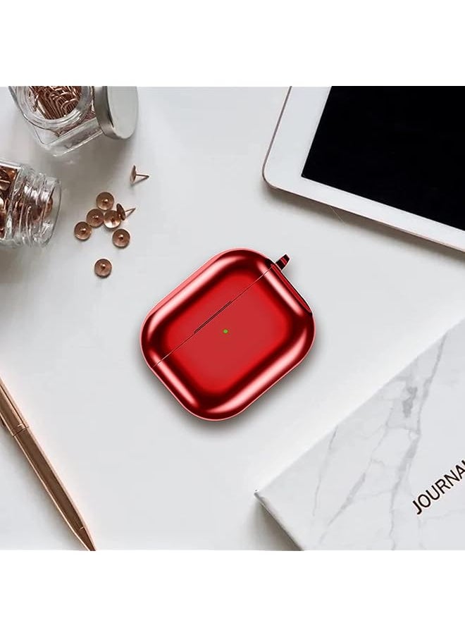erorex - Compatible With Airpods 3 Case Cover Shockproof Tpu Plated Protective Cover Skin With Keychain For Airpod 3Rd Generation Anti Scratch Drop Proof Front Led Visible - Image 1