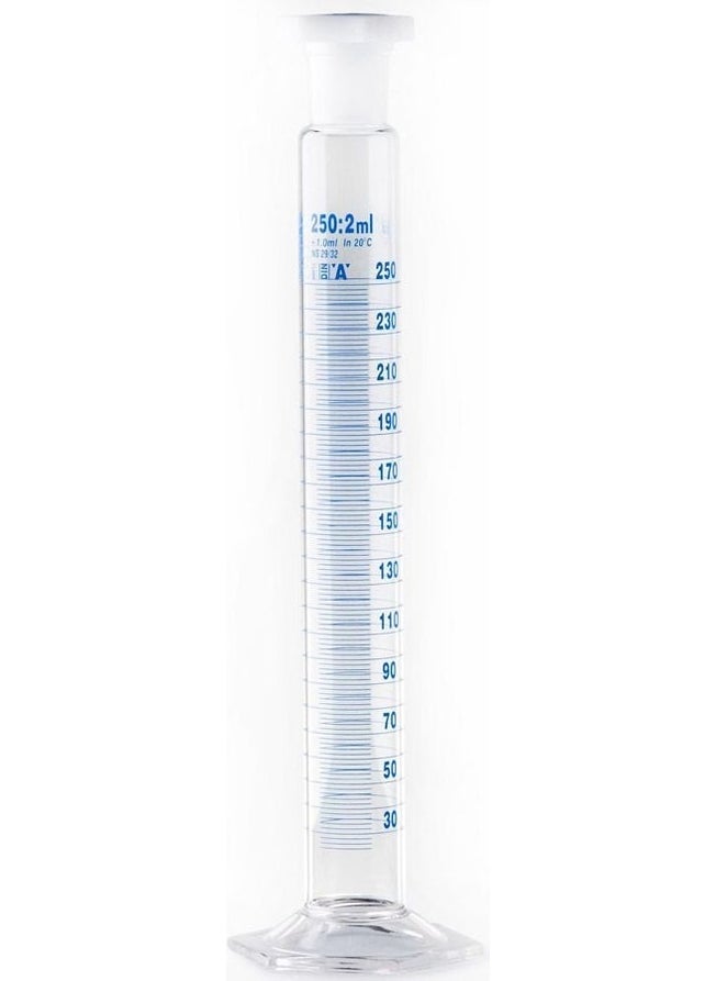 LAB Glass Mixing Measure with Plastic Cover 100 ml 