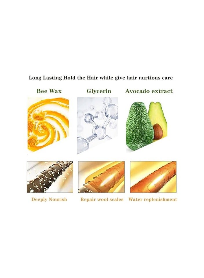 IKT Hair Wax Stick Wig Edge Control Stick Hair Wax Stick Smooth And Smooth Hair Styling Wax, Not Greasy, No Residue, Suitable For Loose And Frizzy Hair - Image 3