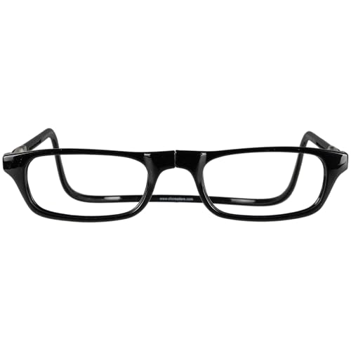 Clic Magnetic Reading Glasses for Men or Women, Computer Readers, Original (S-M, Black, 1.75 Magnification) - Image 2