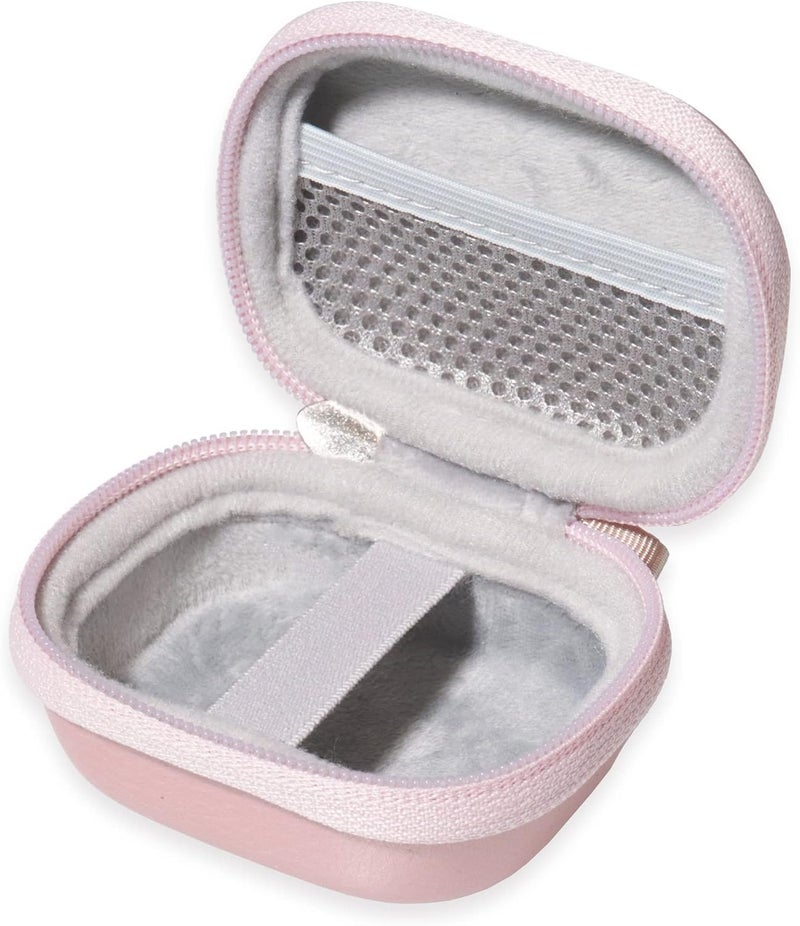 CaseSack Case for TAGRY X08 Bluetooth Headphones True Wireless Earbuds 60H, mesh Pocket for Charge Cable (Rose Gold) - Image 5
