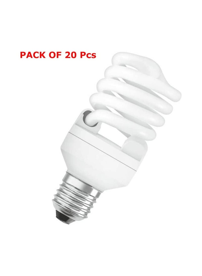 OSRAM OSRAM DULUX SUPERSTAR MINI Daylight CFL Bulb | 8W 865 E27 ESMA APPROVED | Compact fluorescent integrated | Pack of 20 - Image 2