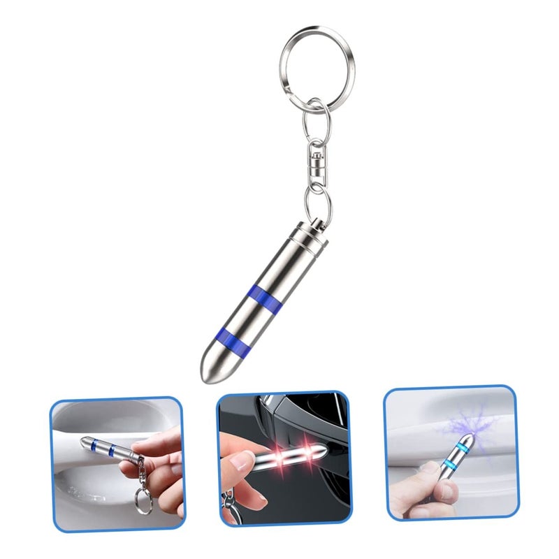 Car Static Discharger Keychain Electrostatic Portable For Dry Climates Compact Design 2 Pack - Image 4
