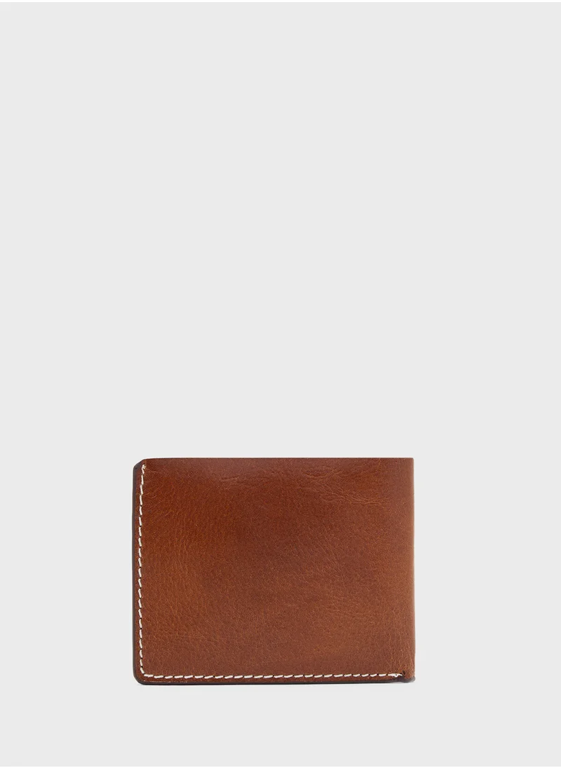Robert Wood Genuine Leather Bi Fold Wallet