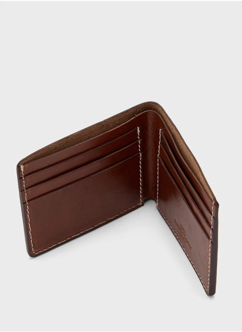 Robert Wood Genuine Leather Bi Fold Wallet