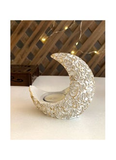 ba9ma Incense burner decorated with the Ramadan crescent, elegant crescent incense burner  - Image 2