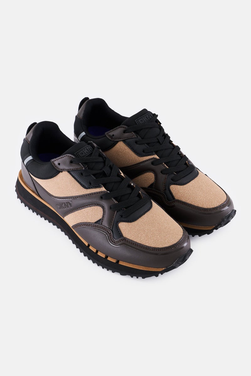 DKNY أحذية كاجوال رجالية من القماش، مزودة بأربطة، متعددة الألوان - Image 2