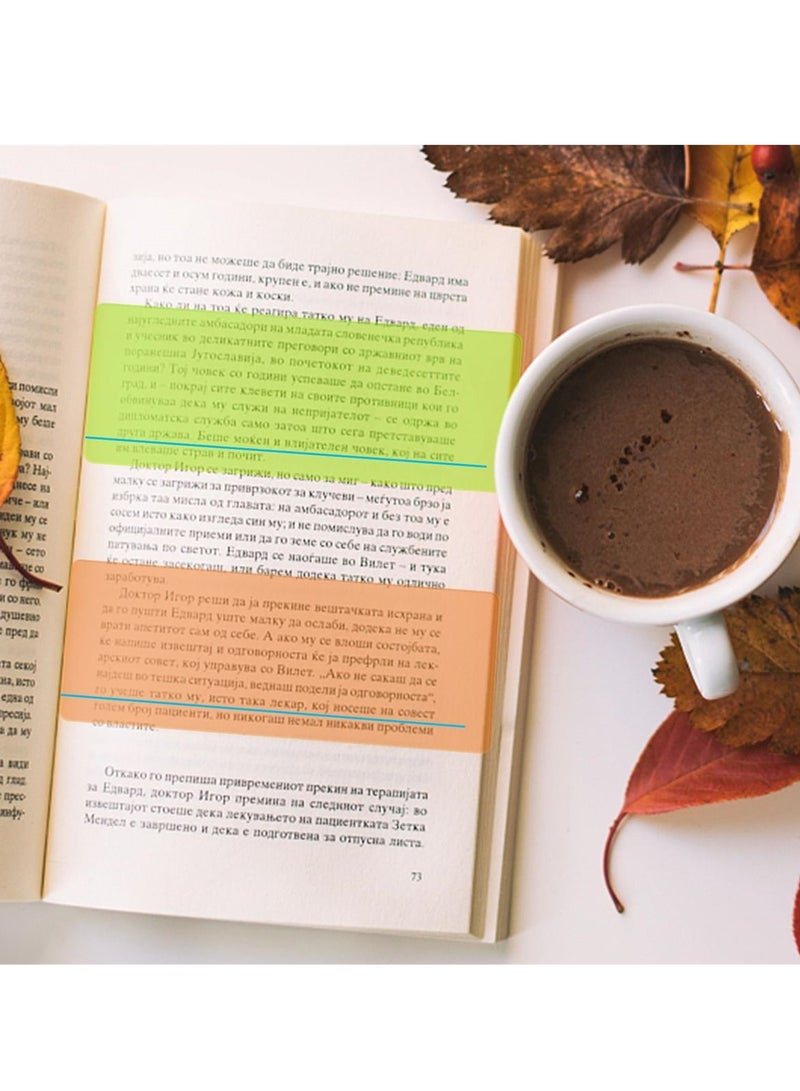 SYOSI Guided Reading Strips, Colored Visual Aids for Children and Adults, Reading Tracking Rulers for Students and Teachers, 8 PCS - Image 2