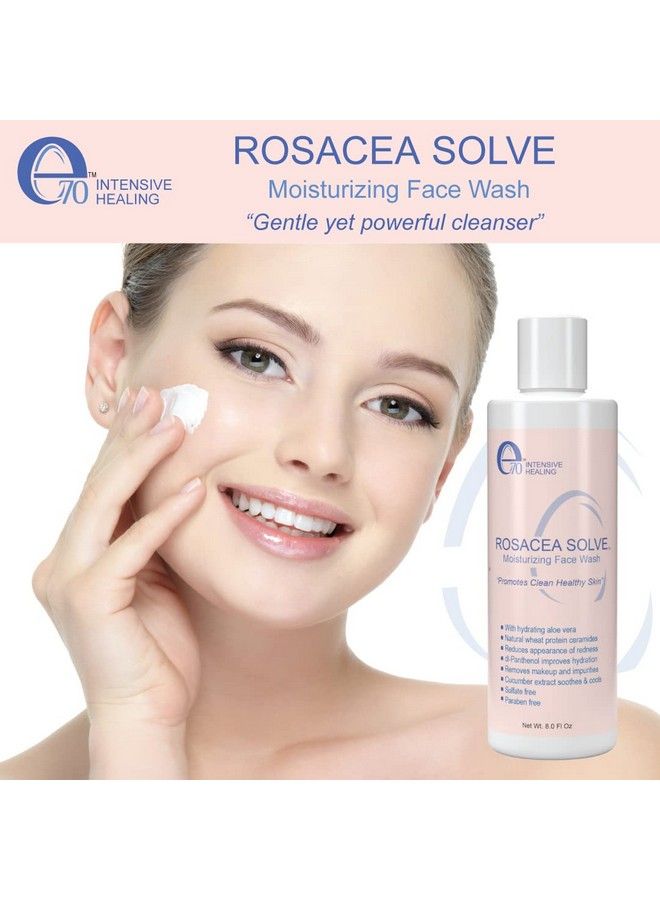 e70 Rosacea Solve Moisturizing Face Wash Gentle Rosacea Cleanser For Dry & Itchy Skin Sensitive Skin Care With Beneficial Ingredients Such As Coconut Oil Cucumber Wheat Fruit Extracts And Vitamin B5 - Image 4