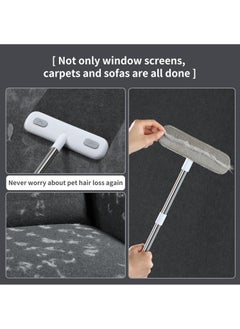 KASINDA 2 in 1 Window Cleaning Tool, Telescopic Window Cleaning Brush, Household Long Handle Window Squeegees Cleaner Kit  - Image 3