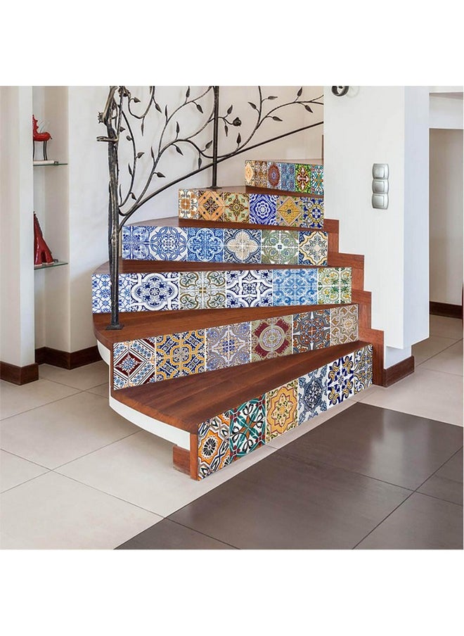 13 Strips Stair Stickers Pvc Home Decor Decals Selfadhesive Refurbished Staircase Murals 39''L X 7''W Tiles Pattern (Ceramic Tiles Pattern) - pzsku/Z9BCECF5442A5A7105C3CZ/45/_/1702982455/ba5bc22a-2ae9-4cd6-baa0-81a96fc45c24