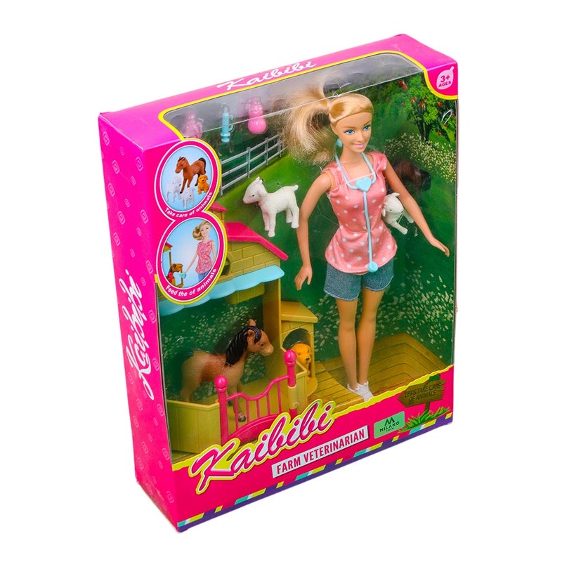 كيبيبي دمية كايبيبي مع سطبل مع الحصان و الأكسسوارات - WG101 - Image 2