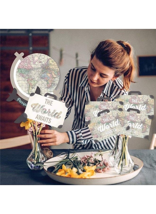 Big Dot of Happiness World Awaits Travel Themed Party Centerpiece Sticks Showstopper Table Toppers 35 Pieces  - Image 4