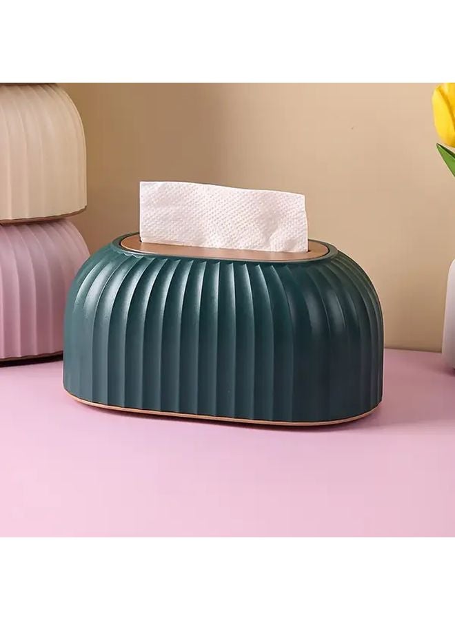 Modern Automatic Lift Tissue Box Light White With Storage For Home Living Room - Image 4