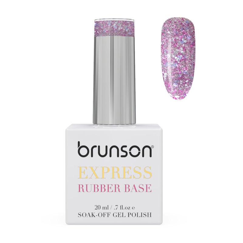 brunson جل طلاء الأظافر القائم على المطاط خالي من TPO 20 مل قاعدة نقع لتعزيز قوة الأظافر طلاء جل طويل الأمد لامع خالي من الرقائق للأظافر الهشة قاعدة مطاطية UV مانيكير روسي مانيكير صالون غير مصفر - Image 1