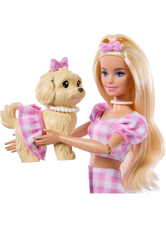Barbie Twinning Looks Blonde Doll with Puppy and Accessories - Image 2