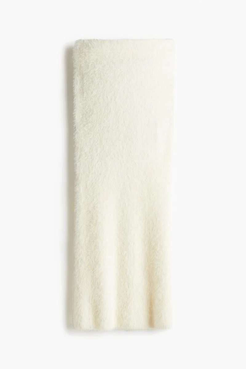H&M Fluffy-knit skirt