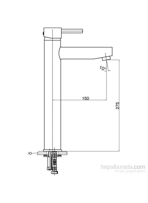 GPD Espina Countertop Sink Mixer  - Image 2