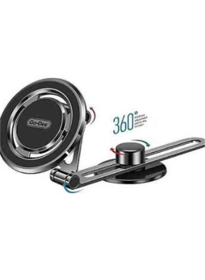 GO-DES 360° Rotation Super Magnetic Mobile Phone Car Holder for All Mobiles - Image 1