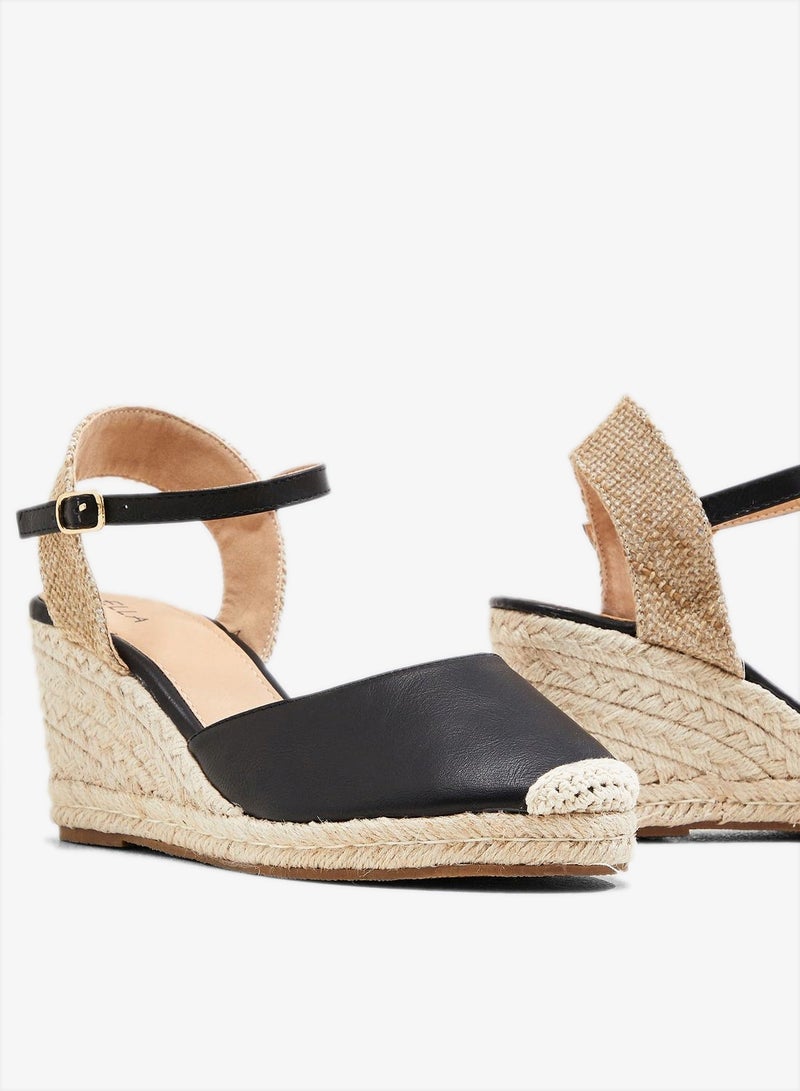 ELLA Closed Toe Espadrille Wedge Sandal - Image 2