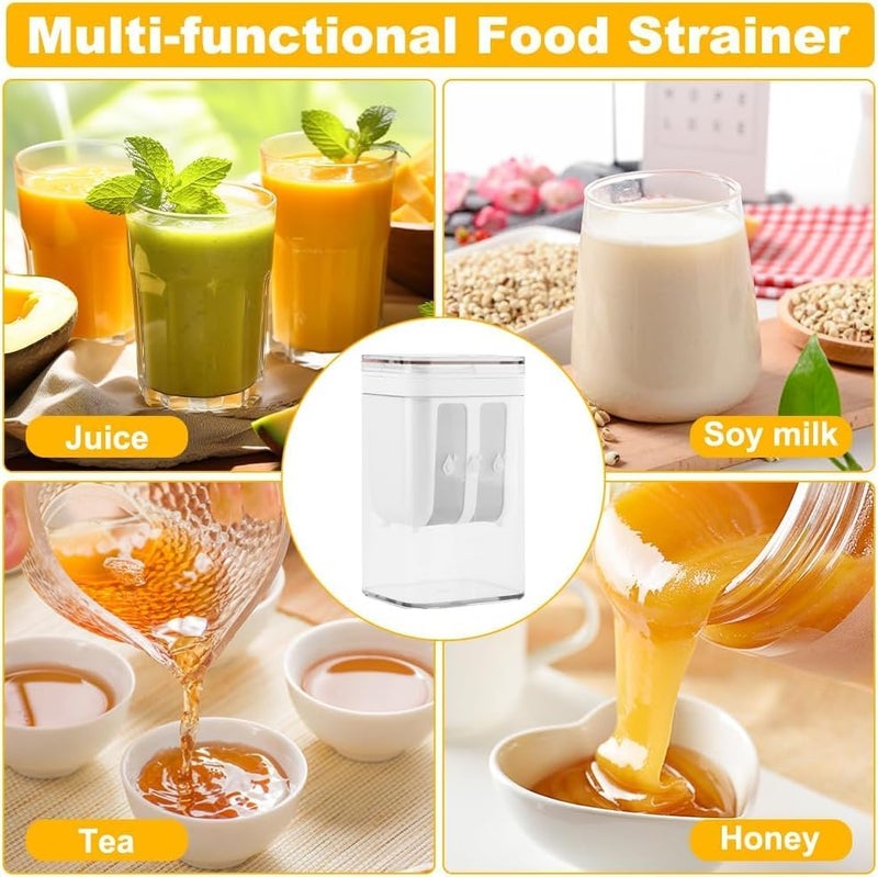 ShoppoStreet Yogurt Strainer with Fine Mesh Bag, 1100ML Greek Yogurt Maker & Milk Curd Filter, Homemade Cheese & Yogurt Maker for Thick, Creamy Results (Yoghurt Stainer) - Image 4