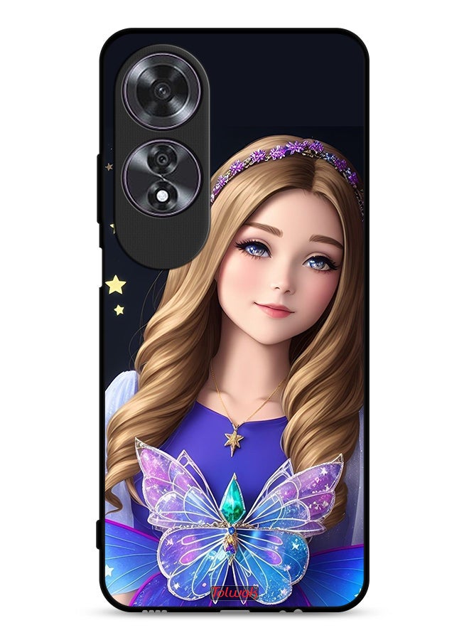 Tolwak Oppo A60 Protective Case Cover Cute Butterfly Girl - Image 1