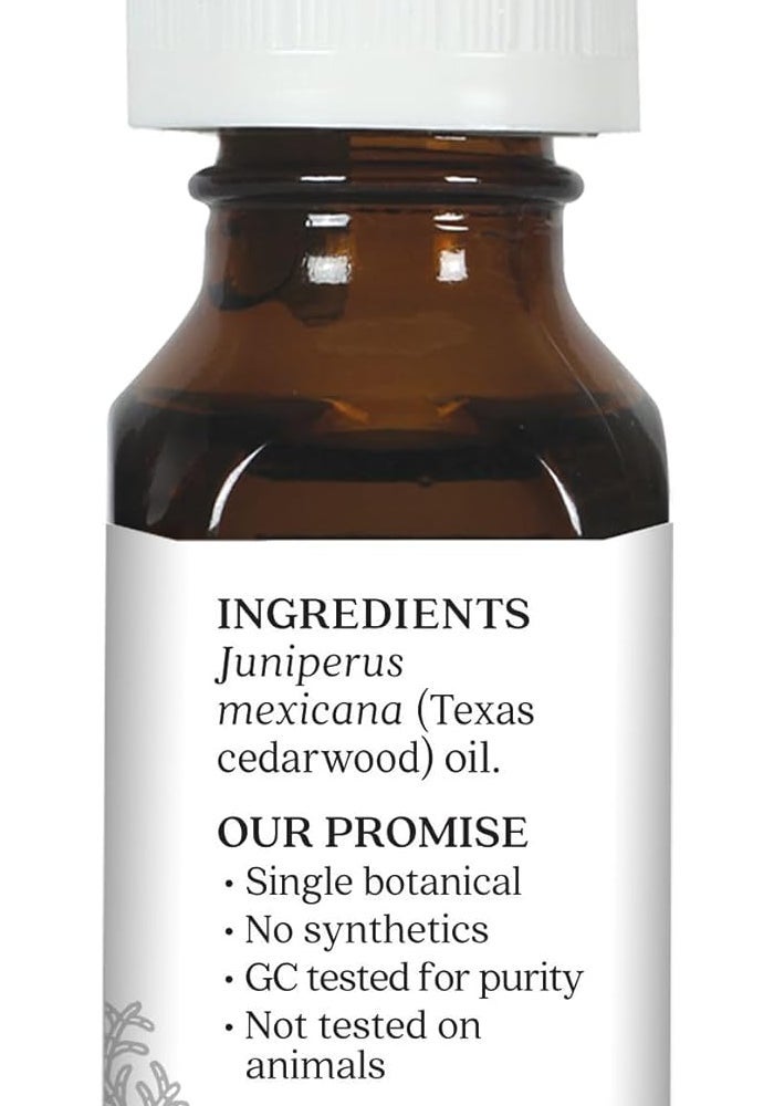 Aura Cacia Texas Cedarwood Pure Essential Oil - 15ml - Image 2