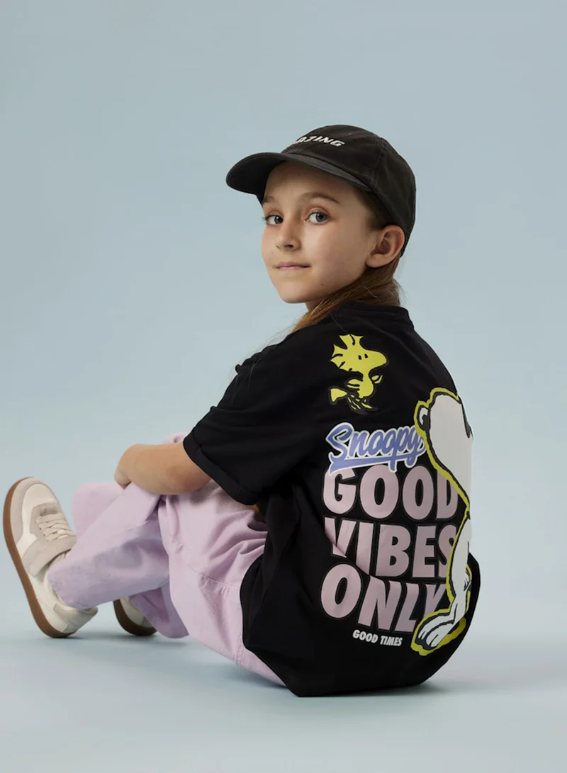 NAME IT Kids Snoop Graphic Crew Neck T-Shirt