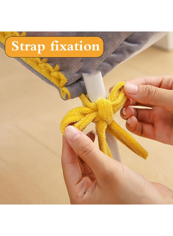 Chair Seat Backrest Cushion With Fixing Ties,Integrated Recliner Desk Seat Cushion,One Piece Chair Cushion With High Backrest,Low Back Pain Relief,For Sofa Seat Cushion,Chair Cushions - Image 5