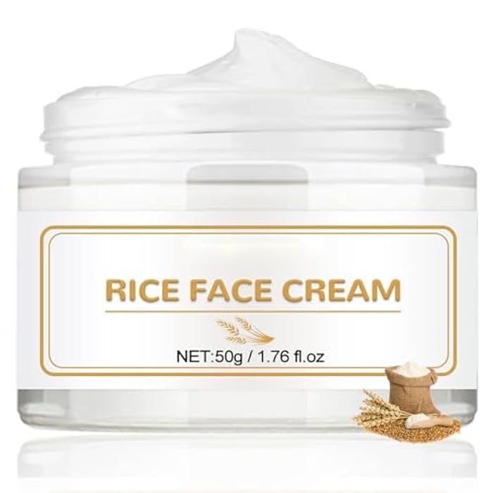 Rosarden Rice Face Cream for Face, Rice Moisturizer, Deep Moisturizing Skin, Facial Moisturizer for Women Anti Aging, Reduce Fine Line, Restore Skin Elasticity, Rice Water Moisturizer with Rice Extract - Image 1