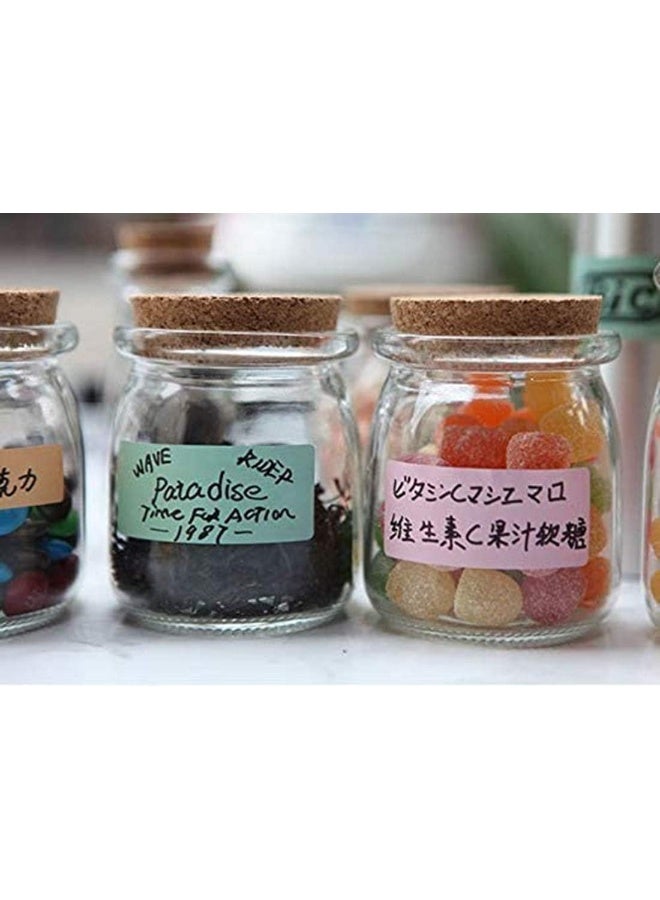 SHOWAY ملصقات أسماء زجاجات الحضانة من SHOWAY - 110 قطعة من ملصقات الأسماء ذاتية اللصق المقاومة للماء لأكواب زجاجات الأطفال، واللوازم المدرسية للأطفال، وزجاجات الزيوت العطرية، وحاويات التخزين - Image 3