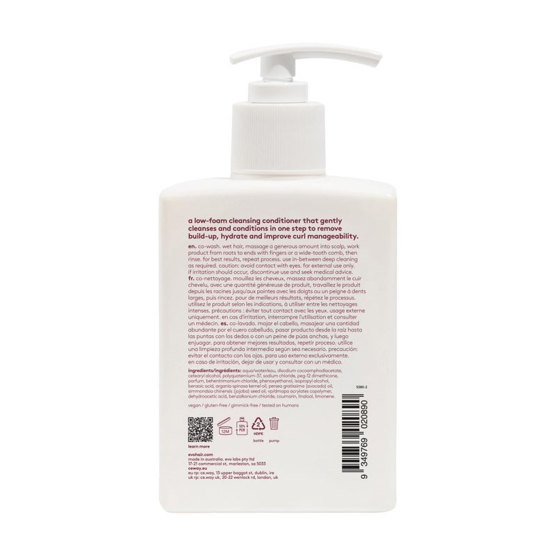 Evo Heads Will Roll Co-Wash - Full Size Low Foam Cleansing Conditioner To Gently Wash, Condition, Remove Build Up, Moisturize & Improve Curls - 10.3fl.oz - Image 2