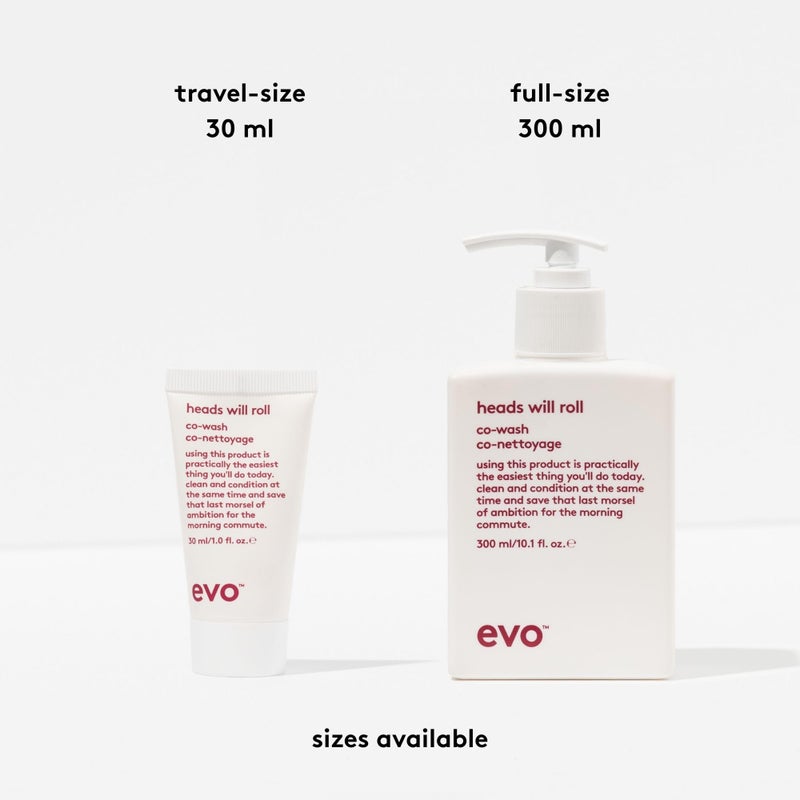 Evo Heads Will Roll Co-Wash - Full Size Low Foam Cleansing Conditioner To Gently Wash, Condition, Remove Build Up, Moisturize & Improve Curls - 10.3fl.oz - Image 4