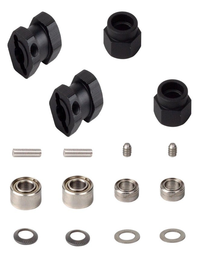 TOOMOD Grasshopper 12mm Aluminum Hex Adapter Wheels Rims Combinert for Tamiya Grasshopper Hornet Frog Grasshopper 2 Upgrade Parts - Image 3