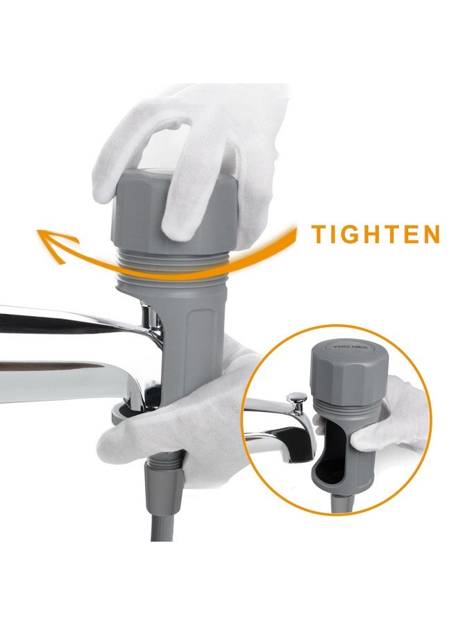 YOO.MEE Pets Shower Attachment, Quick Connect On Tub Spout W/Front Diverter, Ideal For Washing Pets And Cleaning Tub, Portable And Convenience - Image 5