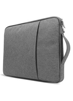 Laptop Sleeve Case for 2022 MacBook Air 13.6 inch with Apple M2 Chip & 2022 MacBook Pro 13.3 inch with Apple M2 Chip Accessory Traveling Carrying Canvas Bag Cover Simple Case (Gray)