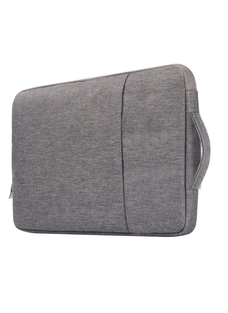 Generic - Laptop Sleeve Case for 2022 MacBook Air 13.6 inch with Apple M2 Chip & 2022 MacBook Pro 13.3 inch with Apple M2 Chip Accessory Traveling Carrying Canvas Bag Cover Simple Case (Gray) - Image 1