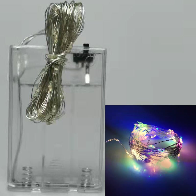 3 Battery Box 5 Meters 50 Lamp 100 Lamp String Net Red Wave Ball Supply With Lamp Small Gift Wedding Layout - Image 2