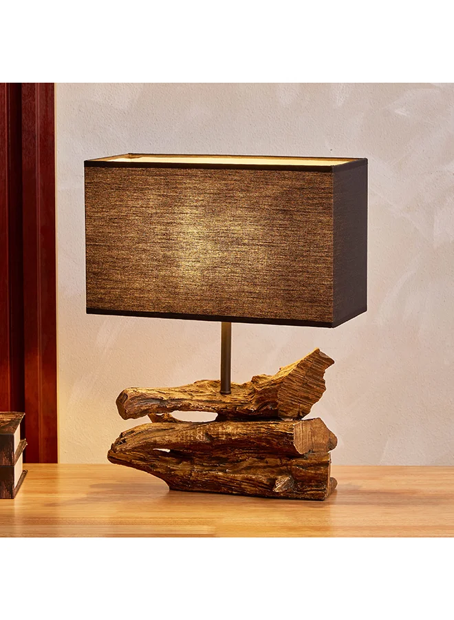 Home Box Novalie Resin Table Lamp with Shade 31 x 41 x 13 cm