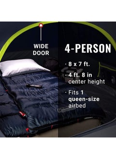 Coleman Skydome Darkroom Tent, One Size, Blue 4 Person  - Image 3